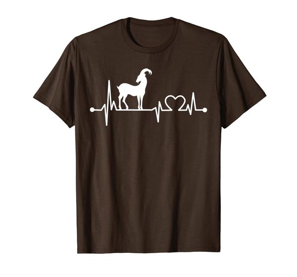 

goat heartbeat t-shirt funny farmer cool lover gift, White;black