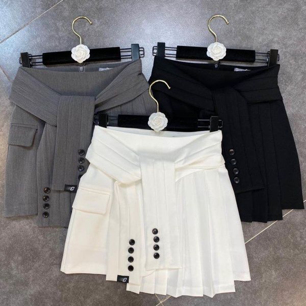 

spring summer arrivals bandage short mini pleated skirt women streetwear ga203 skirts, Black