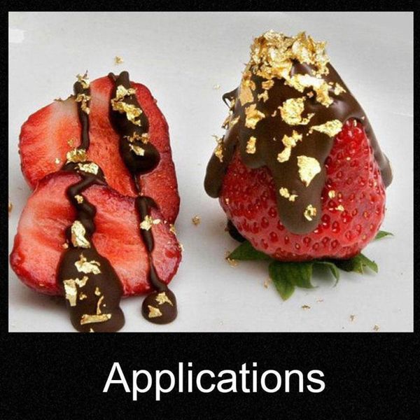 

other festive & party supplies gold leaf stickers scrapbooking material nail christmas cake decor not edible bottled fragment decoration for