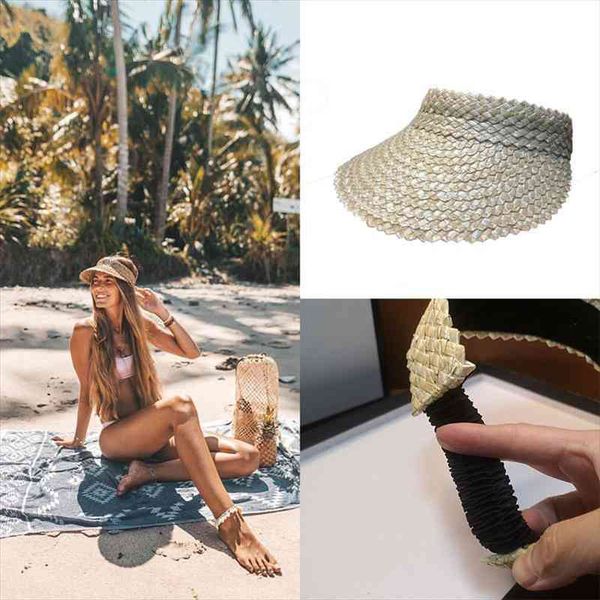 

ht209 design straw sun hat for women fashion beach hats lady holiday summer visor empty caps wholesale, Blue;gray