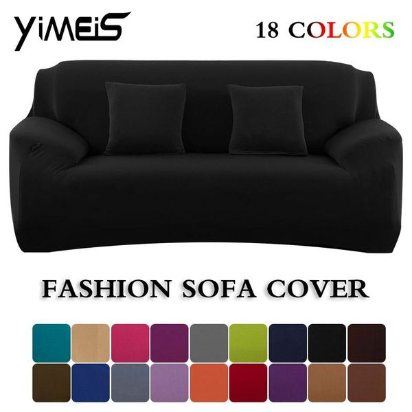 

chair covers 1/2/3/4 seat solid color stretch sofa cover non-slip four seasons all-inclusive elastic cushion towel