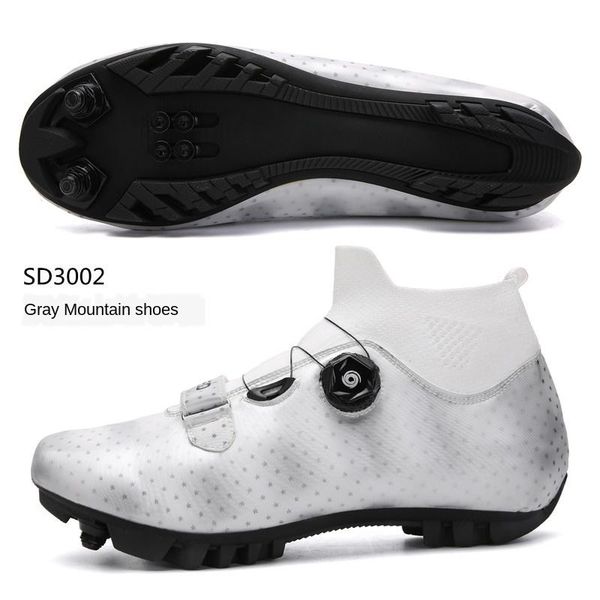 

cycling footwear color-changing lock-leisure riding shoes men and women bicycle mountain bike road car hard camouflage, Black