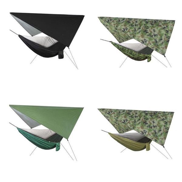 

camp furniture portable camping hammock with mosquito net beach garden swing canopy sun shelter tent awning rain tarp bug