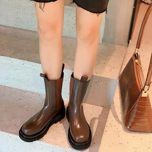 

boots women's all white muffin in autumn 2021, Black