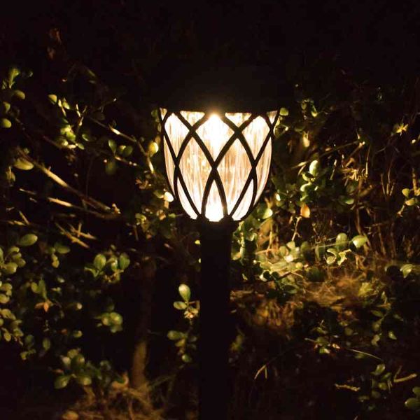 

solar outdoor waterproof lawn garden led decorative villa floor lamp