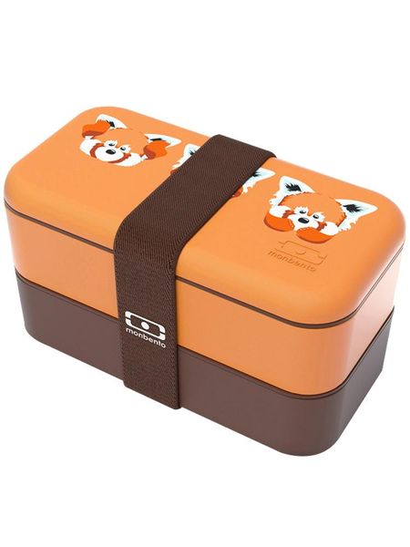 

monbento double-deck japanese lunch box woman mesh division microwave oven lovely originality student lunch-box dinnerware sets