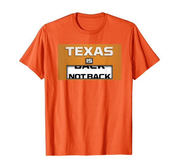 

is texas back t-shirt, White;black