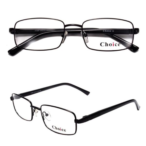 

fashion sunglasses frames wholesale model stainless steel gentleman optical eyeglasses frame, Black