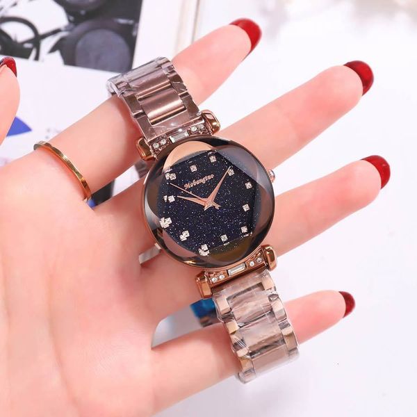 

high grade waterproof star watch, Slivery;brown