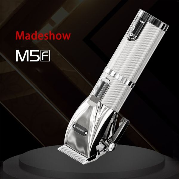 

professional hair clipper cordless powerful cut trimmer barber cutting machine grooming instrument m5f 220119