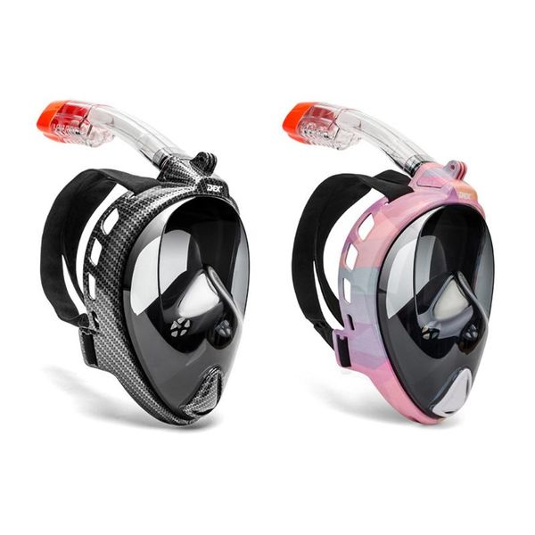 

diving masks scuba mask full face anti fog underwater snorkel swimming snorkeling equipment support camera bracket accessories