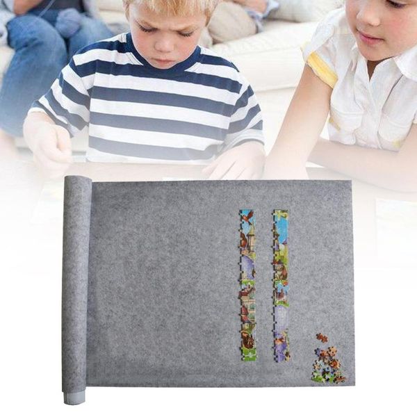

cushion/decorative pillow universal 1500 pieces home jigsaw puzzle roll mat felt roll-up with pump and storage bag