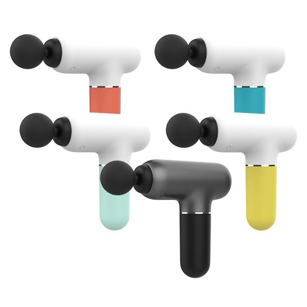 

drop portable handheld rechargeable electric deep tissue vibration muscle fascia massage gun with low noise