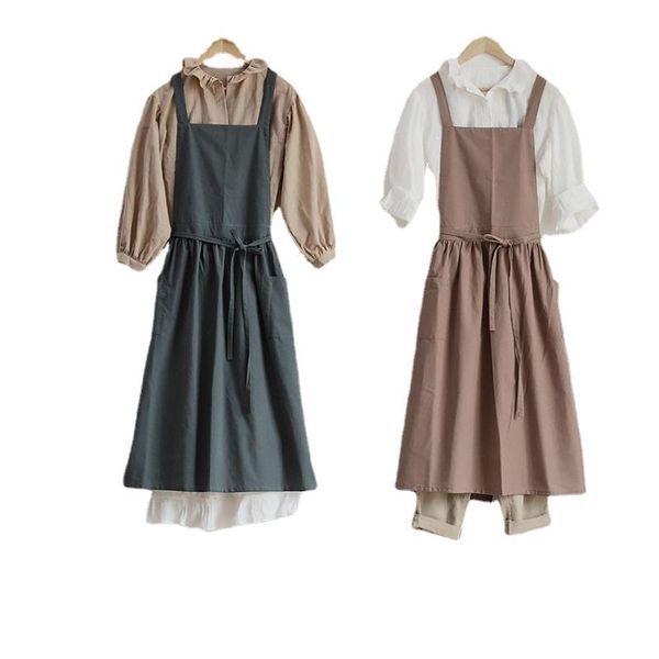 

aprons waterproof cotton and linen kitchen art apron cafe waistcoat