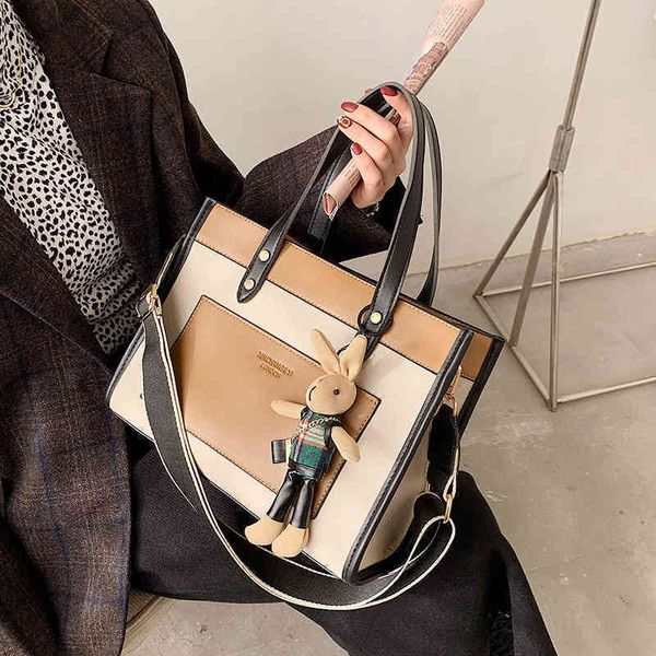 

2022 latest handbag factory store large women's large capacity versatile red broadband single shoulder tote