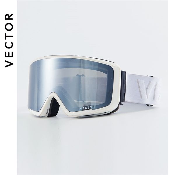 

vector brand professional ski goggles double layers lens anti-fog uv400 big ski glasses skiing snowboard men women snow goggles 220110