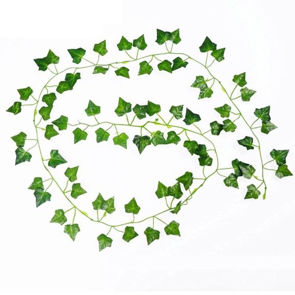 

decorative flowers & wreaths simulation artificial green plant vine leaves wreath beautiful and exquisite balcony decoration