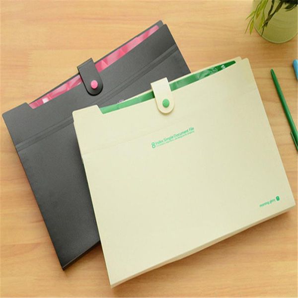 

business card files korea stationery file folder 8index expanding organizer carpeta portadocumentos a4 document bag 4colors office