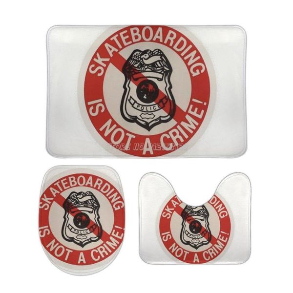 

bath mats vintage skateboarding is not a crime hook ups skate brand cartoon hookups hook-ups 3pcs bathroom set carpet toi