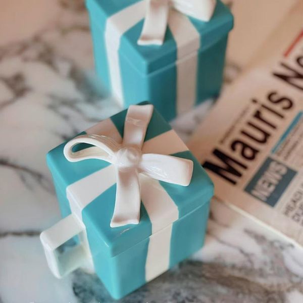 

mugs 2 pc ceramic rosette coffee classic design milk breakfast drinking for girl cute blue color tea cups nice gift