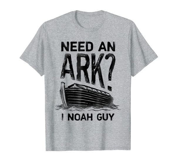 

need an ark i noah guy t shirt christian pun funny humor tee, White;black