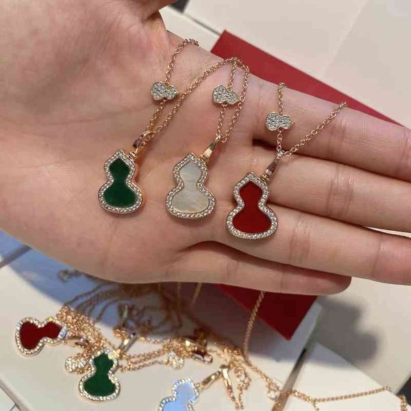 

necklace net red simple fashion ol gourd female high sense minority design non fading kirin clavicle chain, Silver