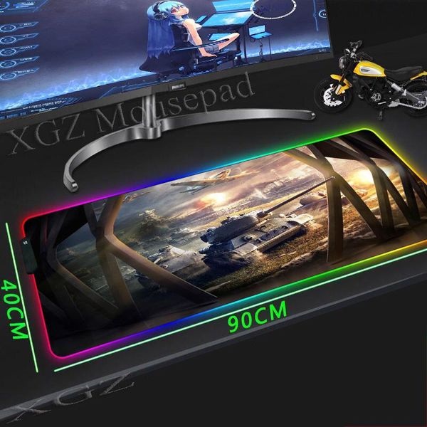 

mouse pads & wrist rests xgz tanks and airplanes in movie caves large rgb gaming black lock-edge custom computer desk mat rubber non-slip.
