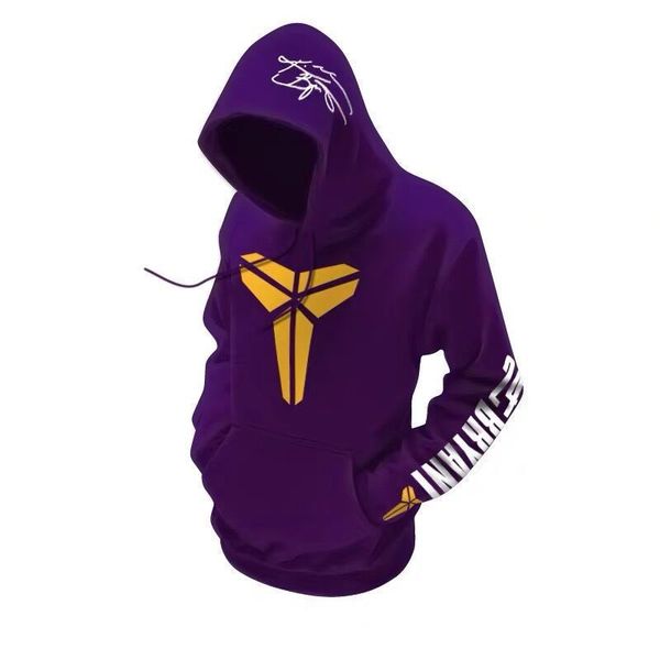 

men's hoodies autumn printed 24 sweater with cashmere hoodie, Black
