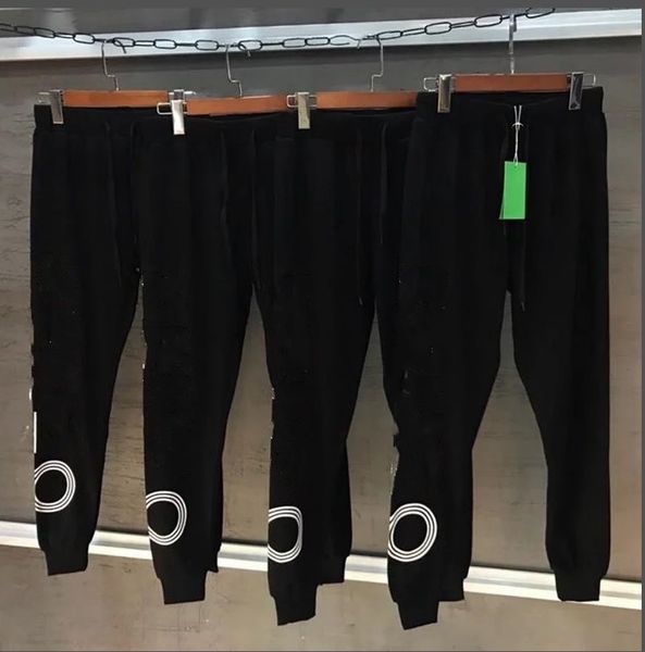 

mens designers pants joggers fashion hip-hop jogger pant style casual luxurys pants trousers mens sport pants sportwear, Black