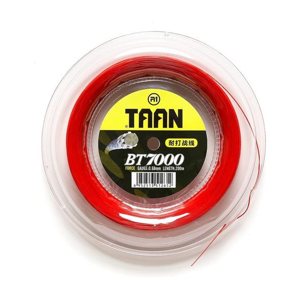 

reel 200m taan bt7000 force badminton strings 0.68mm durable high flexibility and good feeling sets