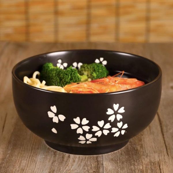 

bowls japanese style ceramic rice bowl ramen salad instant noodles soup restaurant kitchen tableware home decoration