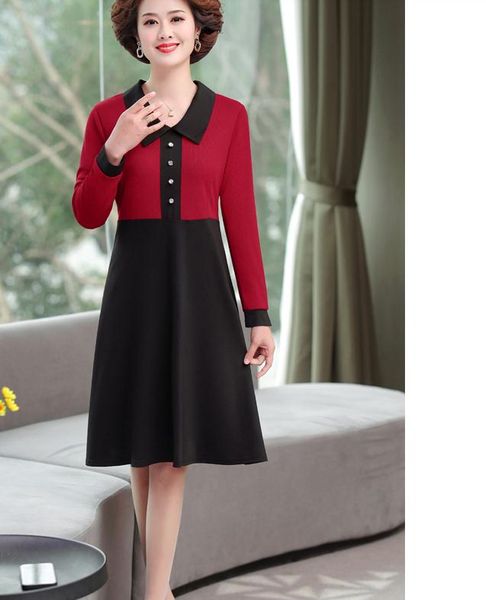 

2021 summer fashion long sleeve women's dress@184, Black;gray