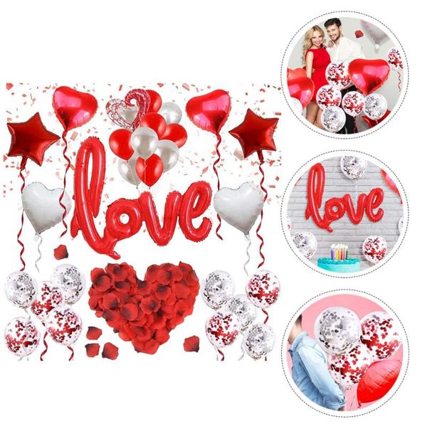 

other festive & party supplies 1 set of wedding room decorative balloons valentine's day scene layout