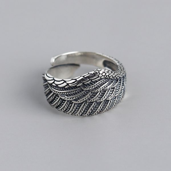 

angel silver wing ring for men and women