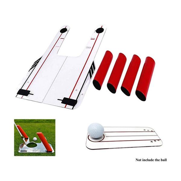 

golf training aids speed trap base 4 red rods coach mirror swing trainer shape ss practice with carry bag