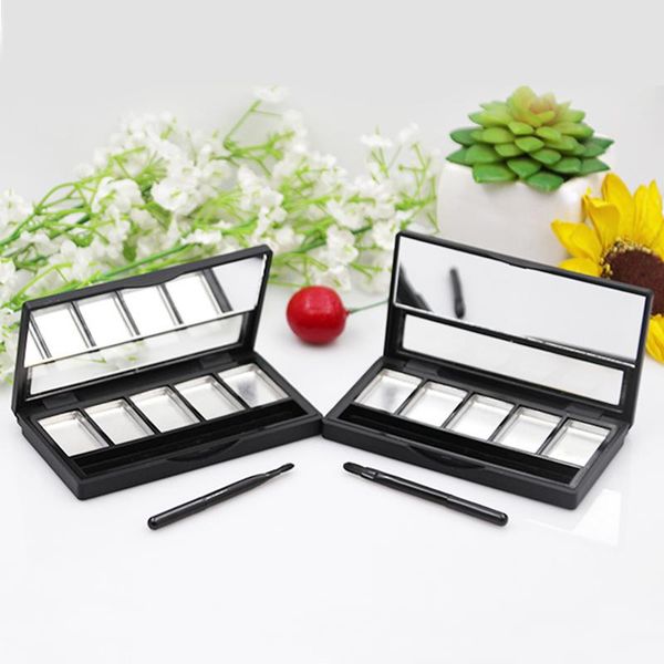 

storage bottles & jars 10/30/40pcs black lipstick pressure dish eyeshadow box eye cheek palette cosmetics packaging suki makeup kit