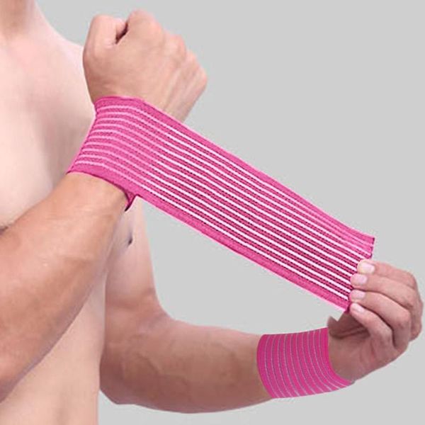 

wrist support elastic twining sports fitness yoga correction bandage wristband wrister pink about 40 cm / 15.75 inch, Black;red