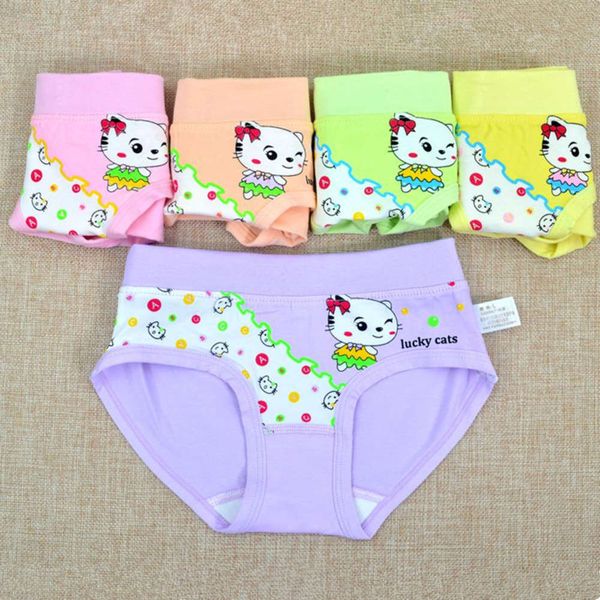 

panties fuxiong xiaowa children's cotton triangle underpants girls' middle waist, Camo