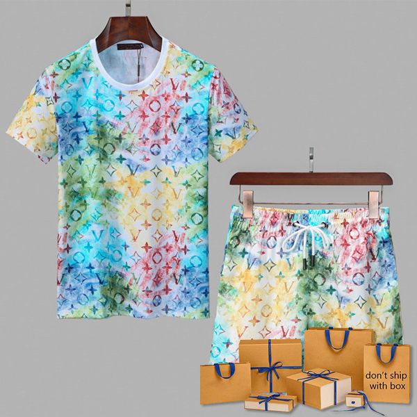 

19ss summer fashion tracksuits mens designer sportswear tracksuit running letters slim clothing track suits casual sports short-sleeved, Gray