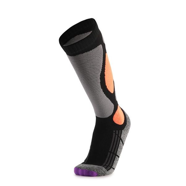 

sports socks professional brand sport breathable road bicycle outdoor racing cycling sock warm terry, Black