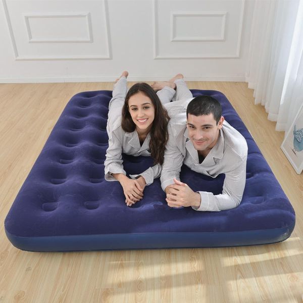 

outdoor pads airbed household tent folding single double three thickened camping flocking mattress honeycomb column