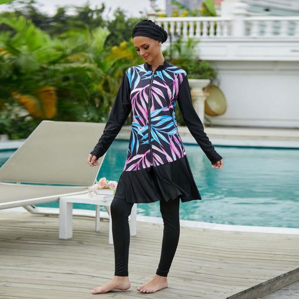 

swim wear turkey maillots de bains musulmans ensemble femme abaya dubai arabic muslim swimwear pieces women swimsuit burkini long mujer