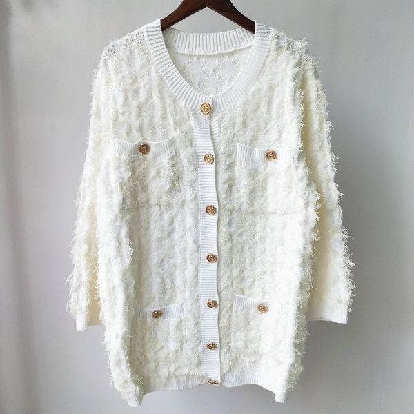 

59% off factory outlet store 5-button tassel in autumn and winter, White;black