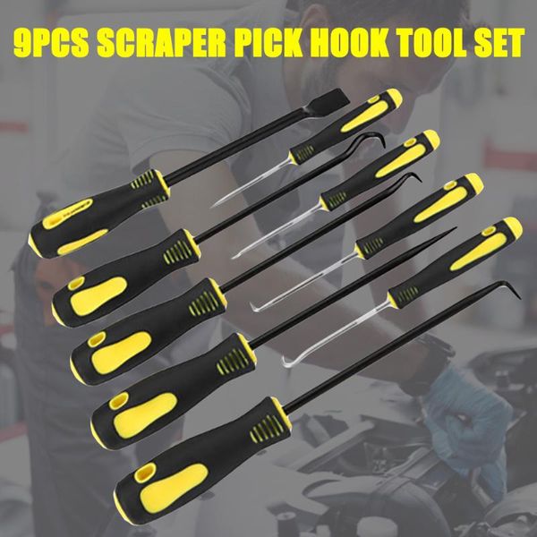 

other vehicle tools 9pcs precision scraper pick hook kit gasket scraping hose removal tool set pin clip picking and
