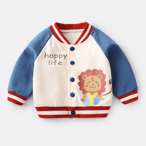 

jackets melario spring autumn baby outwear boys coat children girls clothes kids baseball infant sweatershirt toddler fashion jacket, Blue;gray