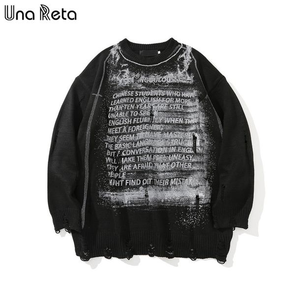 

Men's men's street cloth, long sved sportswear, loose, perforated, lovers' wear, White;black