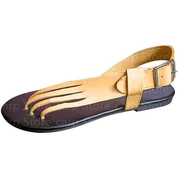 

sandals women's sandal women summer shoe flat travel beach shoes clip toe, Black