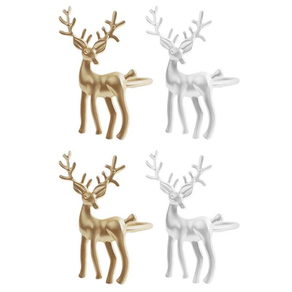 

napkin rings 4pcs festival clasp buckle christmas dining table decoration