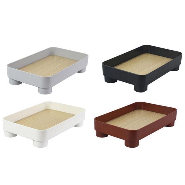 

kitchen storage & organization ins nordic plastic round tray tableware white ring decorative jewelry deskwedding serving