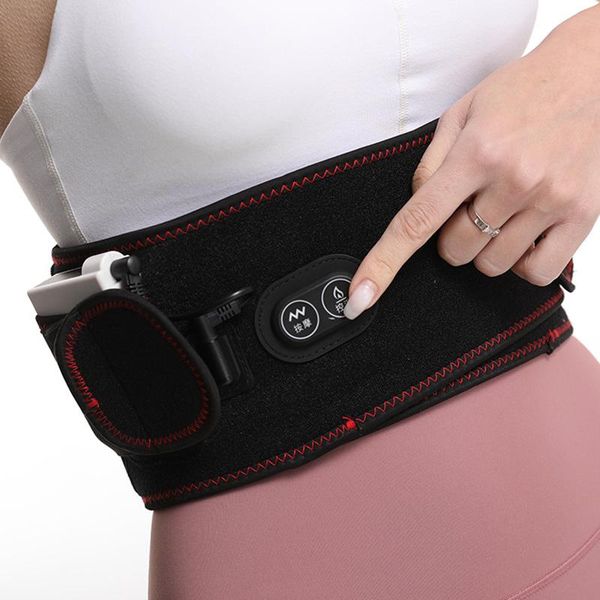

heating belt menstrual cramps relief period pain electric warming for women cmg786 waist support, Black;gray
